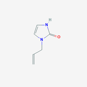 molecular formula C6H8N2O B12897095 1-Allyl-1,3-dihydro-imidazol-2-one CAS No. 947534-52-3