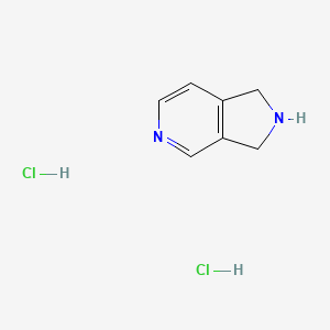 molecular formula C7H10Cl2N2 B1289710 2,3-Dihydro-1H-Pyrrolo[3,4-C]Pyridine dihydrochloride CAS No. 6000-50-6