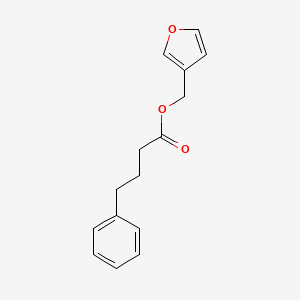 molecular formula C15H16O3 B12897187 (Furan-3-yl)methyl 4-phenylbutanoate CAS No. 191471-32-6
