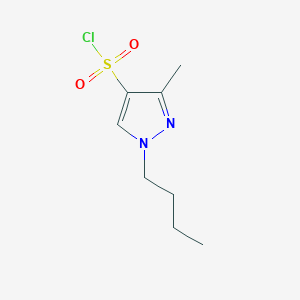 molecular formula C8H13ClN2O2S B1289719 1-butyl-3-methyl-1H-pyrazole-4-sulfonyl chloride CAS No. 1006495-69-7