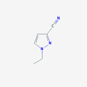 molecular formula C6H7N3 B1289726 1-ethyl-1H-pyrazole-3-carbonitrile CAS No. 1006471-40-4