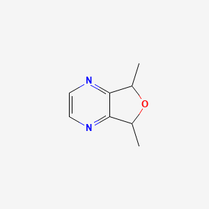 molecular formula C8H10N2O B12897261 5,7-Dimethyl-5,7-dihydrofuro[3,4-b]pyrazine CAS No. 35162-56-2