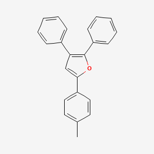 molecular formula C23H18O B12897389 2,3-Diphenyl-5-(p-tolyl)furan CAS No. 68630-10-4