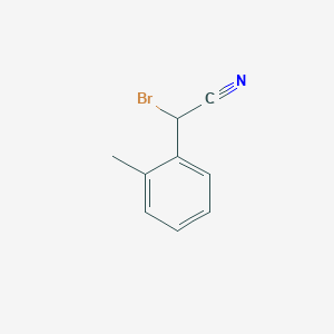 molecular formula C9H8BrN B1289745 2-Bromo-2-(2-methylphenyl)acetonitrile 