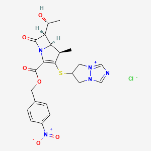 molecular formula C22H24ClN5O6S B12897584 Protected Biapenem 