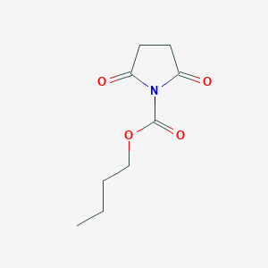 molecular formula C9H13NO4 B12897615 Butyl 2,5-dioxopyrrolidine-1-carboxylate CAS No. 6946-92-5