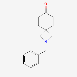 molecular formula C15H19NO B1289772 2-Benzyl-2-azaspiro[3.5]nonan-7-one CAS No. 203661-65-8