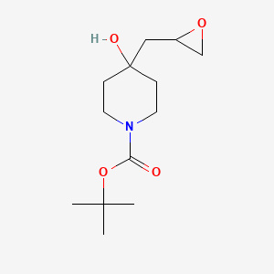 molecular formula C13H23NO4 B1289773 1-Boc-4-(oxiran-2-ylmethyl)-4-hydroxypiperidine CAS No. 203662-52-6