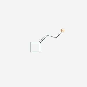 molecular formula C6H9B B1289774 (2-Bromoethylidene)cyclobutane CAS No. 24927-33-1