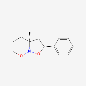 molecular formula C13H17NO2 B12897780 Cis-3a-methyl-2-phenylhexahydroisoxazolo[2,3-b][1,2]oxazine 