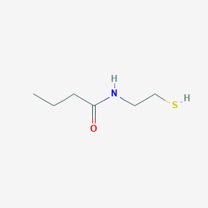 molecular formula C6H13NOS B12897783 N-(2-mercaptoethyl)butyramide CAS No. 76322-56-0