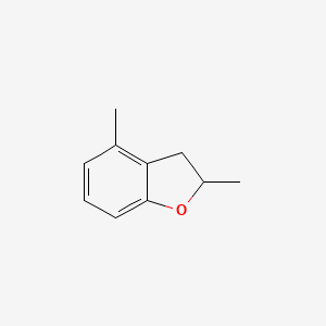 molecular formula C10H12O B12897812 2,4-Dimethyl-2,3-dihydro-1-benzofuran CAS No. 153782-72-0