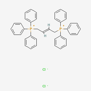 molecular formula C40H36Cl2P2 B1289792 But-2-ene-1,4-diylbis(triphenylphosphonium) chloride CAS No. 106423-29-4