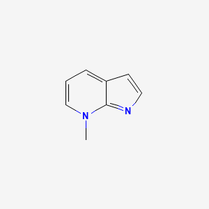 molecular formula C8H8N2 B12898023 7-Methyl-7H-pyrrolo[2,3-b]pyridine CAS No. 3349-85-7