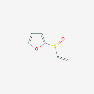 molecular formula C6H6O2S B12898178 (R)-2-(Vinylsulfinyl)furan 