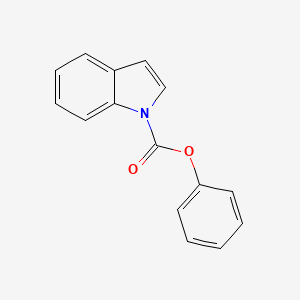 molecular formula C15H11NO2 B12898343 phenyl 1H-indole-1-carboxylate CAS No. 74117-31-0