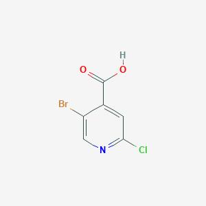 molecular formula C6H3BrClNO2 B1289844 5-Bromo-2-chloroisonicotinic acid CAS No. 886365-31-7