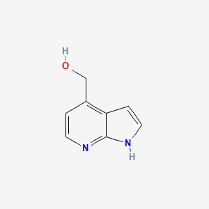 molecular formula C8H8N2O B1289856 4-Hydroxymethyl-7-azaindole CAS No. 936549-95-0