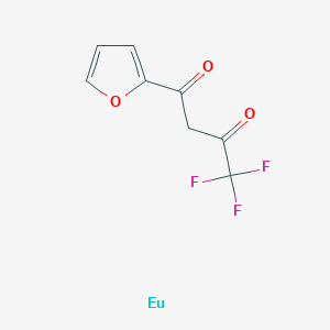 molecular formula C8H5EuF3O3 B12898617 Europium;4,4,4-trifluoro-1-(furan-2-yl)butane-1,3-dione 