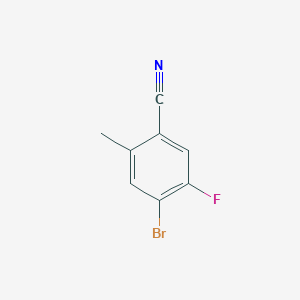 4-Bromo-5-fluoro-2-methylbenzonitrile