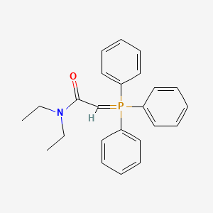 molecular formula C24H26NOP B12898731 N,N-Diethyl-2-(triphenylphosphoranylidene)acetamide CAS No. 6080-83-7