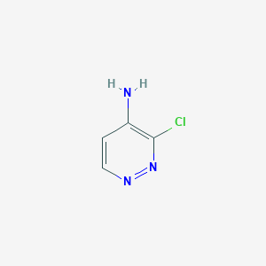 molecular formula C4H4ClN3 B1289874 3-Chloropyridazin-4-Amine CAS No. 55928-83-1