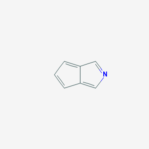 molecular formula C7H5N B12898774 Cyclopenta[C]pyrrole CAS No. 250-26-0