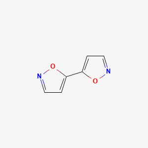 molecular formula C6H4N2O2 B12898811 5,5'-Biisoxazole CAS No. 23296-57-3