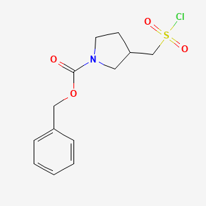 Benzyl 3-((chlorosulfonyl)methyl)pyrrolidine-1-carboxylate