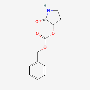 molecular formula C12H13NO4 B12898961 Benzyl (2-oxopyrrolidin-3-yl) carbonate CAS No. 78282-53-8