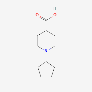 molecular formula C11H19NO2 B1289903 1-Cyclopentylpiperidine-4-carboxylic acid CAS No. 897094-32-5