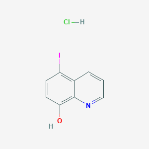 molecular formula C9H7ClINO B12899052 5-Iodoquinolin-8-ol hydrochloride CAS No. 57434-89-6