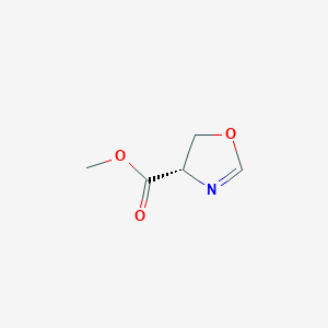 molecular formula C5H7NO3 B12899107 Methyl (4S)-4,5-dihydro-1,3-oxazole-4-carboxylate CAS No. 53229-12-2