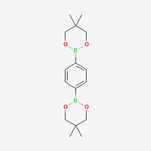molecular formula C16H24B2O4 B1289915 1,4-Bis(5,5-dimethyl-1,3,2-dioxaborinan-2-yl)benzene CAS No. 5565-36-6