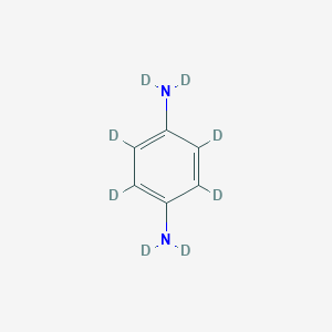 B128992 1-N,1-N,4-N,4-N,2,3,5,6-octadeuteriobenzene-1,4-diamine CAS No. 153200-73-8