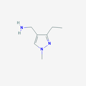 (3-ethyl-1-methyl-1H-pyrazol-4-yl)methanamine
