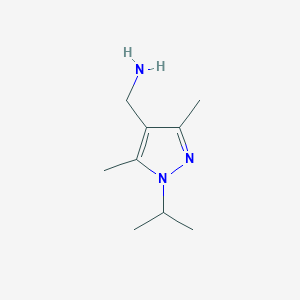 1-(1-Isopropyl-3,5-dimethyl-1H-pyrazol-4-yl)methanamine