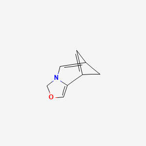 molecular formula C8H7NO B12899270 3H-6,8-Methano[1,3]oxazolo[3,4-a]pyridine CAS No. 220687-13-8