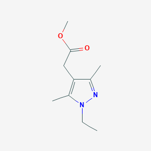 methyl 2-(1-ethyl-3,5-dimethyl-1H-pyrazol-4-yl)acetate