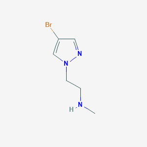 [2-(4-bromo-1H-pyrazol-1-yl)ethyl](methyl)amine
