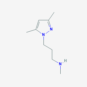 [3-(3,5-Dimethyl-pyrazol-1-yl)-propyl]-methyl-amine