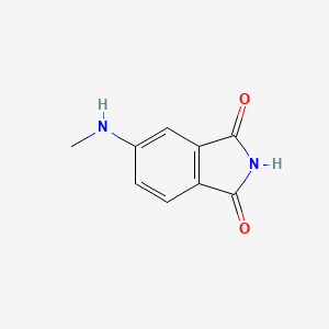 molecular formula C9H8N2O2 B12899510 5-(Methylamino)isoindoline-1,3-dione CAS No. 24264-14-0