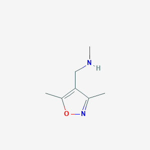 N-[(3,5-dimethylisoxazol-4-yl)methyl]-N-methylamine