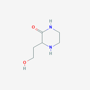 3-(2-Hydroxyethyl)piperazin-2-one