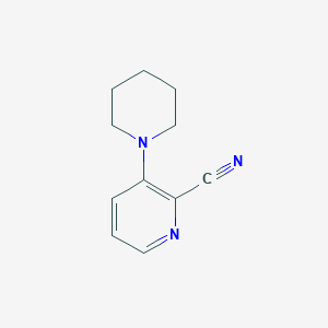 molecular formula C11H13N3 B1289968 3-Piperidin-1-ylpyridine-2-carbonitrile CAS No. 780802-33-7
