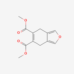 molecular formula C12H12O5 B12899788 Dimethyl 4,7-dihydro-2-benzofuran-5,6-dicarboxylate CAS No. 132869-46-6
