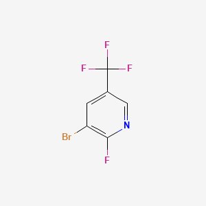 molecular formula C6H2BrF4N B1289981 3-Bromo-2-fluoro-5-(trifluoromethyl)pyridine CAS No. 1031929-01-7