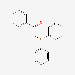 molecular formula C20H17OP B12899818 Ethanone, 2-(diphenylphosphino)-1-phenyl- CAS No. 82363-89-1