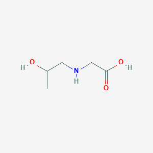 molecular formula C5H11NO3 B12899824 n-(2-Hydroxypropyl)glycine CAS No. 113447-24-8