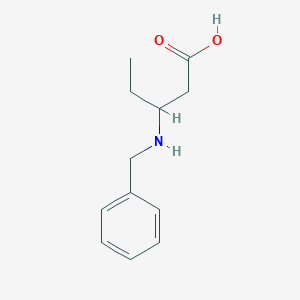 3-(Benzylamino)pentanoic acid